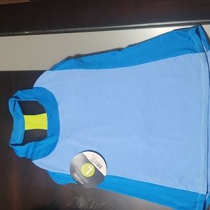 Womens MOXIE Cycling Halter T-back Jersey Azure /Blue L